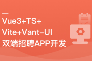 Vue3+Vite+Vant-UI 开发双端招聘APP（完结）