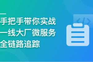 手把手带你实战一线大厂微服务全链路追踪「完结16章」